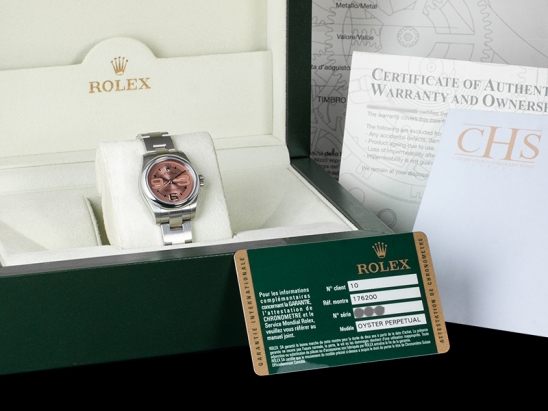 Rolex Oyster Perpetual Lady 26 Rosa Oyster Pink Flamingo 176200